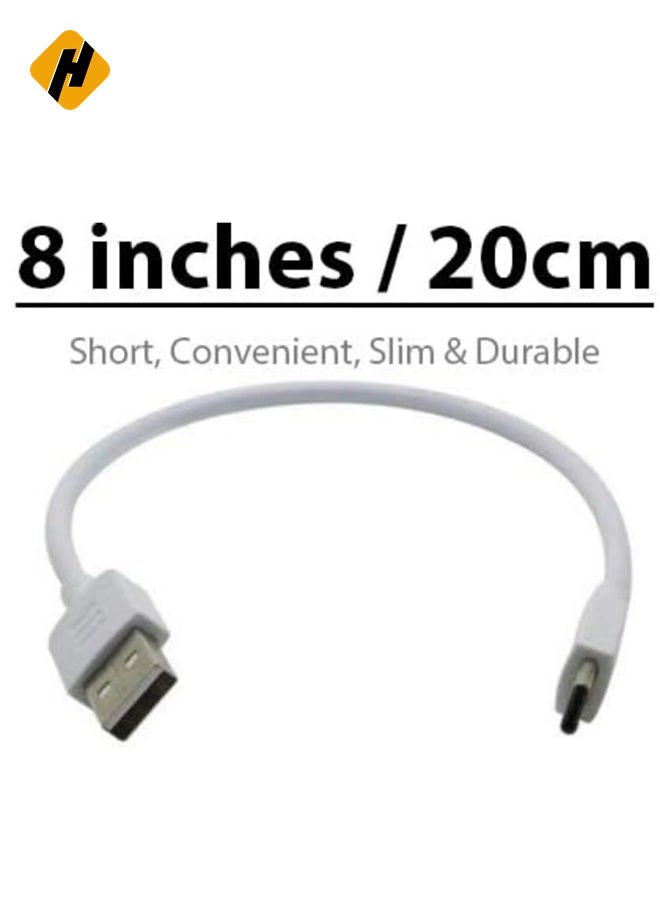 HuHa USB Type-C Cable (1.5m) for Xiaomi Redmi Note 10 Pro – Fast Charging & Quick Data Transfer, White - Image 3