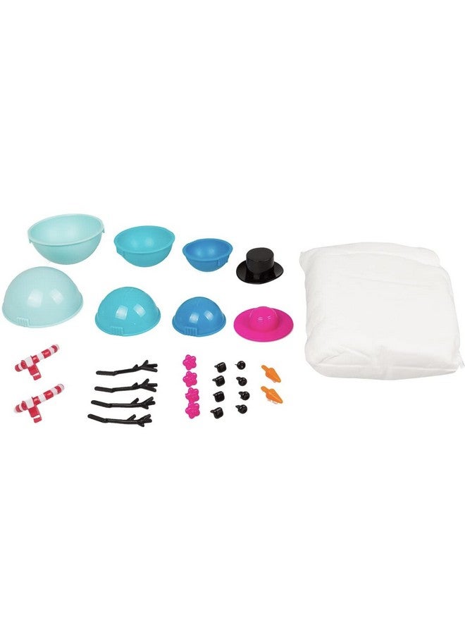 Play Visions Floof Modeling Clay - Reuseable Indoor Snow - Mr. & Mrs Snowman Set With Endless Creations and 22 Molding Accessories - Image 4