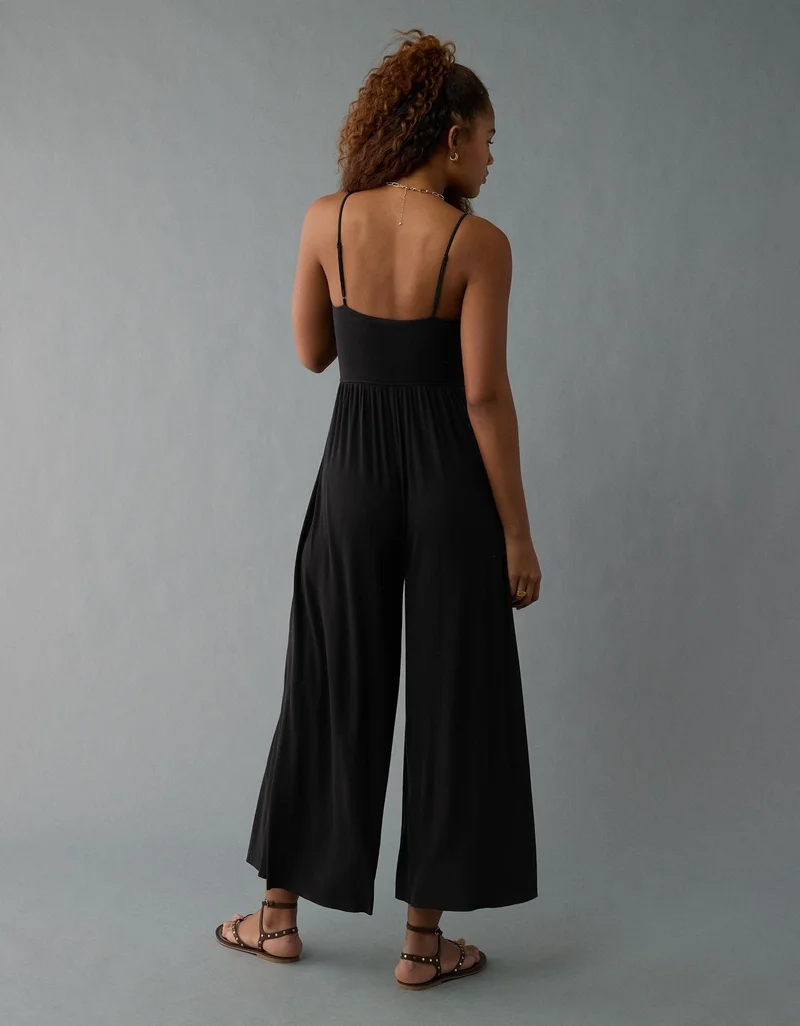 American Eagle AE Soft and Sexy Wide-Leg Jumpsuit