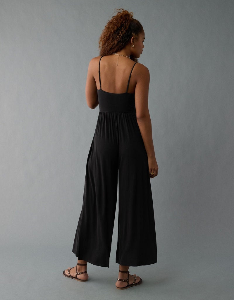 American Eagle AE Soft and Sexy Wide-Leg Jumpsuit - Image 2