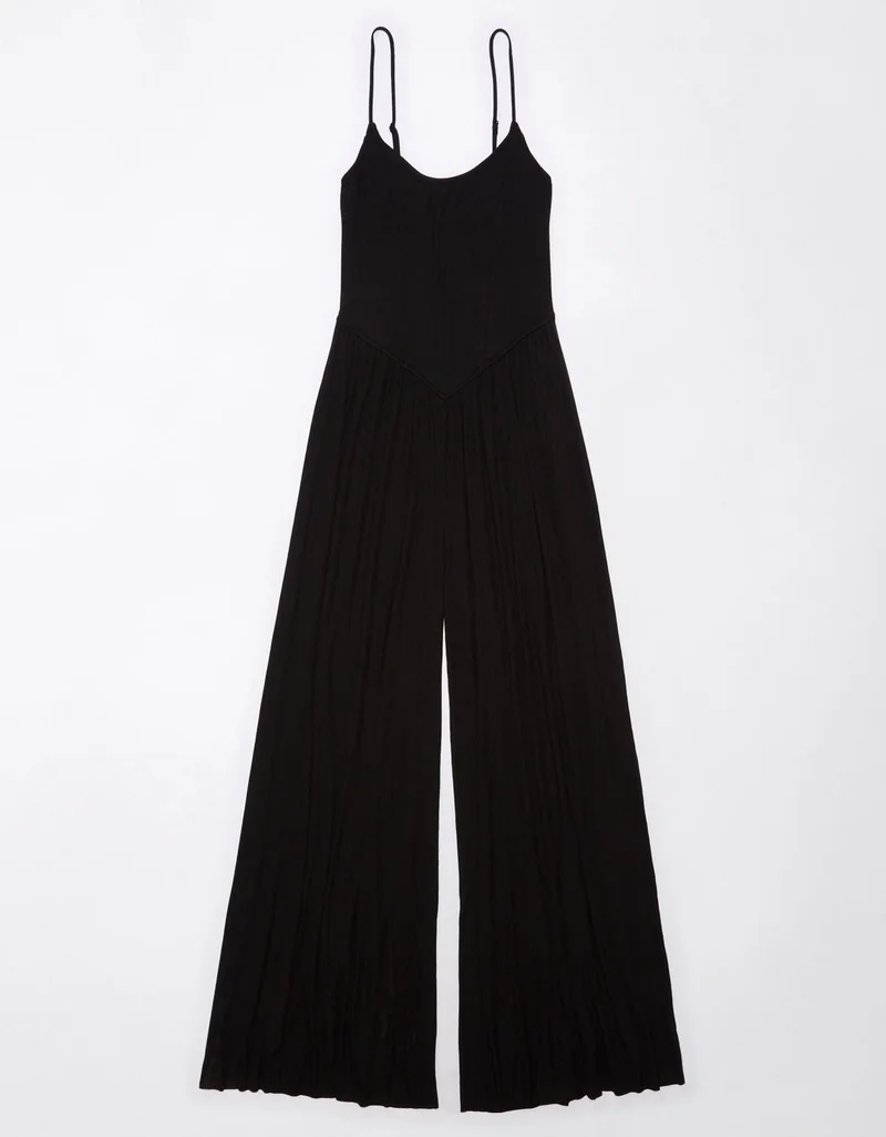 American Eagle  AE Soft and Sexy Wide-Leg Jumpsuit for Women | Best Price UAE