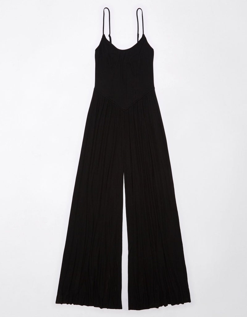 American Eagle AE Soft and Sexy Wide-Leg Jumpsuit - Image 4