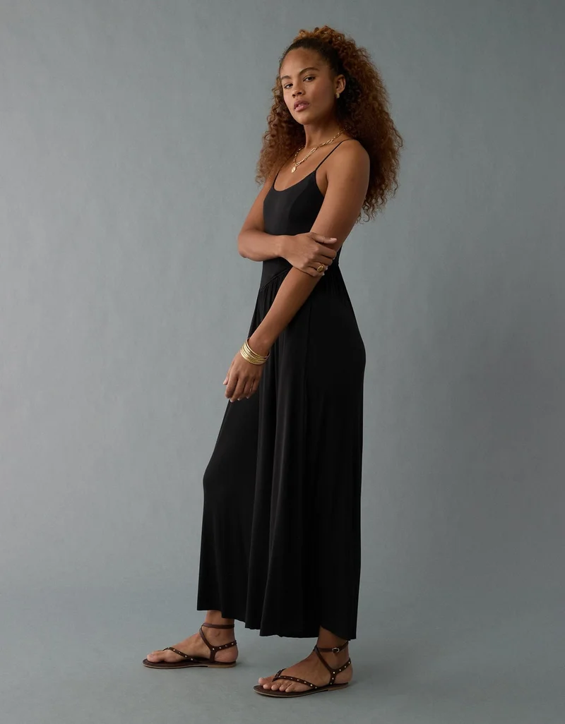 American Eagle  AE Soft and Sexy Wide-Leg Jumpsuit for Women | Best Price UAE