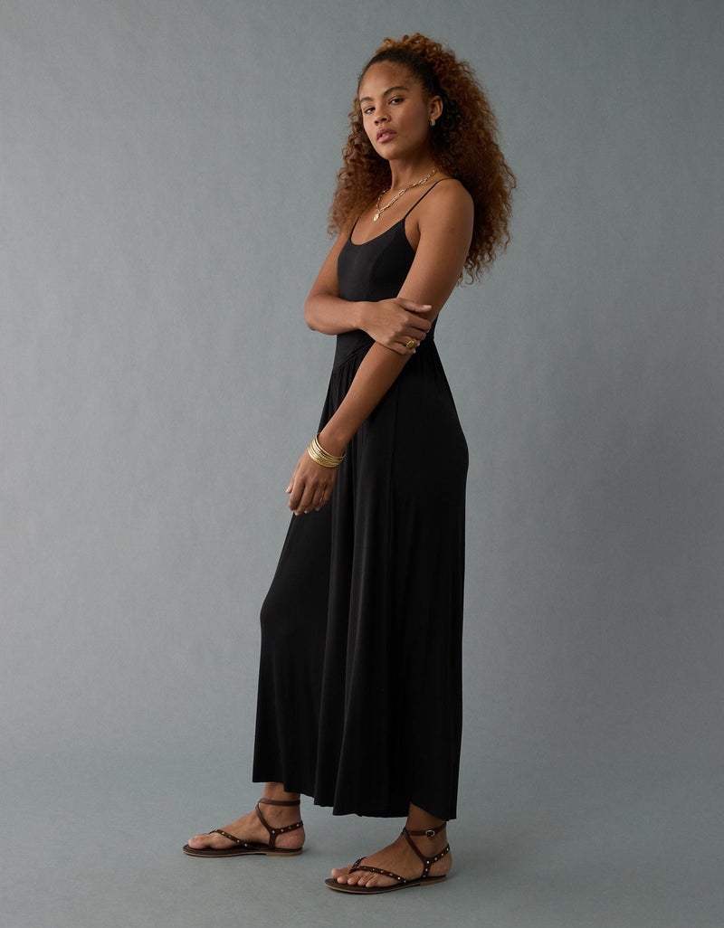 American Eagle AE Soft and Sexy Wide-Leg Jumpsuit - Image 3