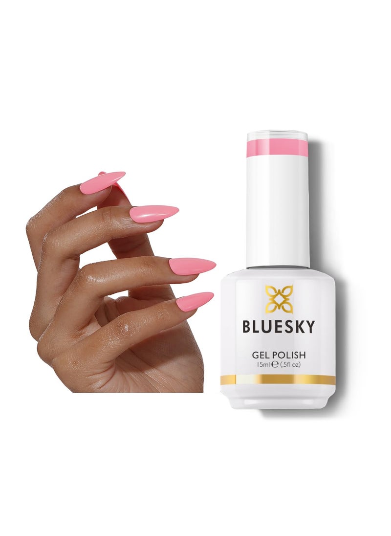 Bluesky BLUESKY Rose Nail Polish - Soak Off Gel Polish,Vegan,Long Lasting&Chip Resistant,Nail Art,DIY at home, Nail Lamp Needed,15ml,80511P/ROSEBUD 