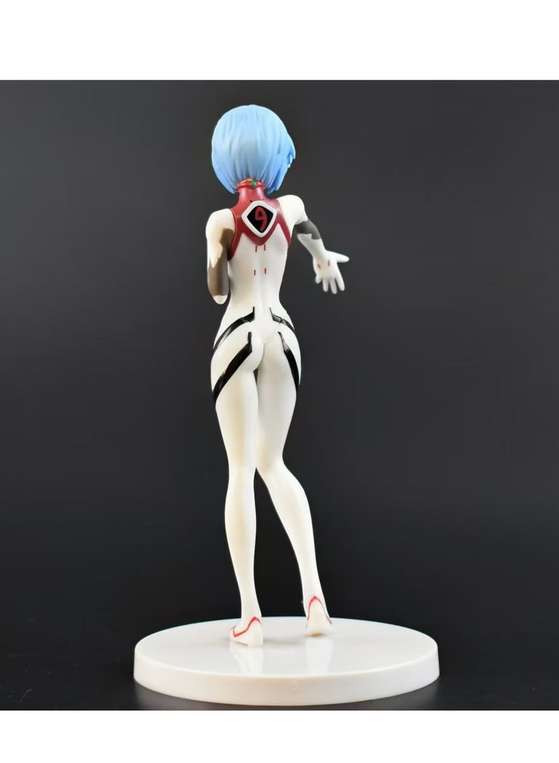 general EVA Neon Genesis Evangelion Anime Character Model Ornament, Ayanami Rei PVC Action Figure Short Hair Edition Decoration Collection Gift 18cm - Image 3