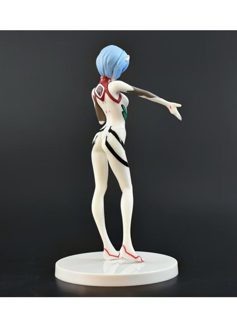 general EVA Neon Genesis Evangelion Anime Character Model Ornament, Ayanami Rei PVC Action Figure Short Hair Edition Decoration Collection Gift 18cm - Image 4