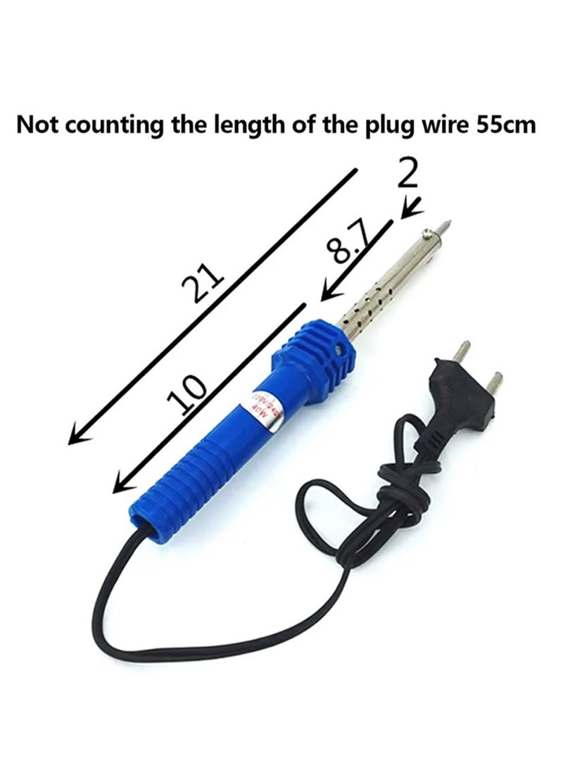 Electric Soldering Pen, Soldering Kit, External Heating, Repair Tool for Electronics Work, 40W, 220-240V , Green  - Image 3