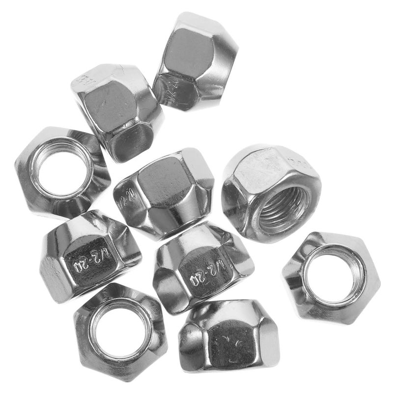 10pcs 1 2 20 Trailer Wheel Lug Nuts Set For Truck And Recreational Vehicle Tires - Image 2