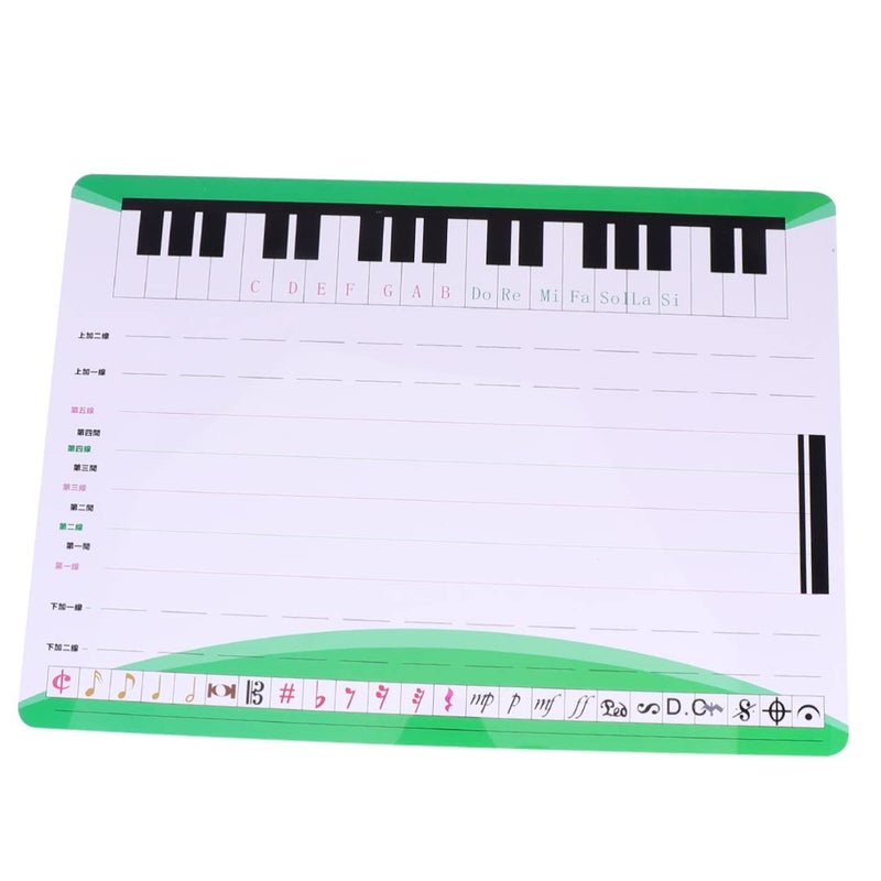 SHINEOFI 2 Pcs Double Sided Magnetic Whiteboard Erasable for Music Teaching - Image 2