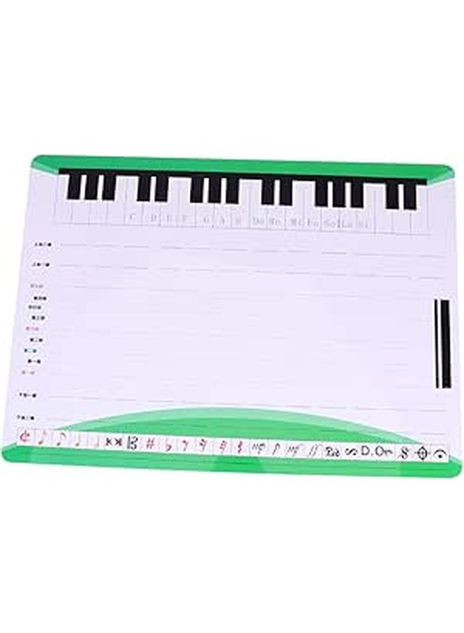 SHINEOFI 2 Pcs Double Sided Magnetic Whiteboard Erasable for Music Teaching - Image 1