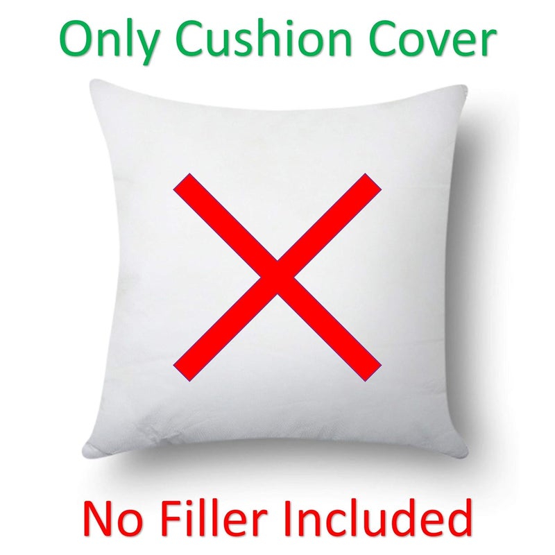pepme pepmeJute Plain Cushion Cover Hidden Chain for Sofa Chair Bed Floor Sitting 24x24 inches Large Brown Pack of 2  - Image 5