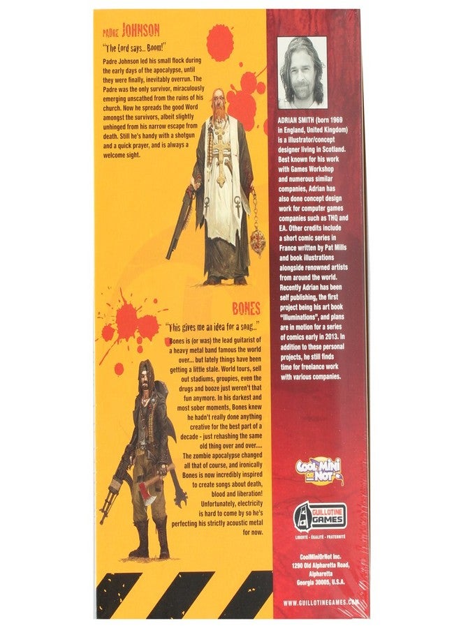 Asmodee Zombicide: Black Plague Adrian Smith SPECIAL GUEST BOX - Embrace the World of HATE Chronicles! Cooperative Tabletop Miniatures Strategy Game, Ages 14+, 1-6 Players, 1 Hr Playtime, Made by CMON - Image 4