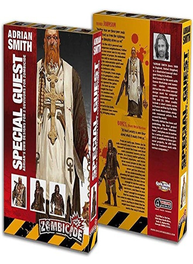 Asmodee Zombicide: Black Plague Adrian Smith SPECIAL GUEST BOX - Embrace the World of HATE Chronicles! Cooperative Tabletop Miniatures Strategy Game, Ages 14+, 1-6 Players, 1 Hr Playtime, Made by CMON - Image 5