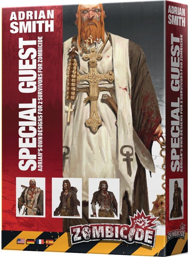 Asmodee Zombicide: Black Plague Adrian Smith SPECIAL GUEST BOX - Embrace the World of HATE Chronicles! Cooperative Tabletop Miniatures Strategy Game, Ages 14+, 1-6 Players, 1 Hr Playtime, Made by CMON - Image 1