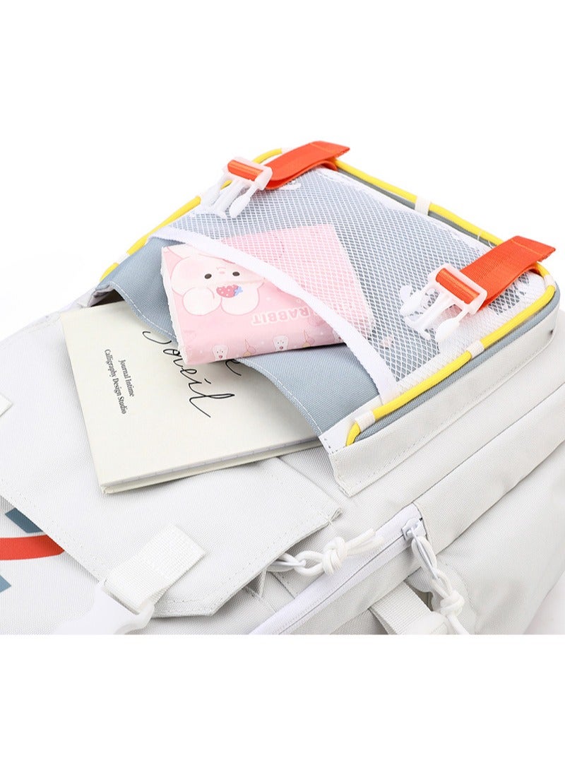 زيرانا حقيبة سفر ، حقيبة كمبيوتر محمول كبير 50L للرجال والنساء ، ماء حقيبة الجامعة ، تناسب 15.6 بوصة كمبيوتر ، أسود - Image 5