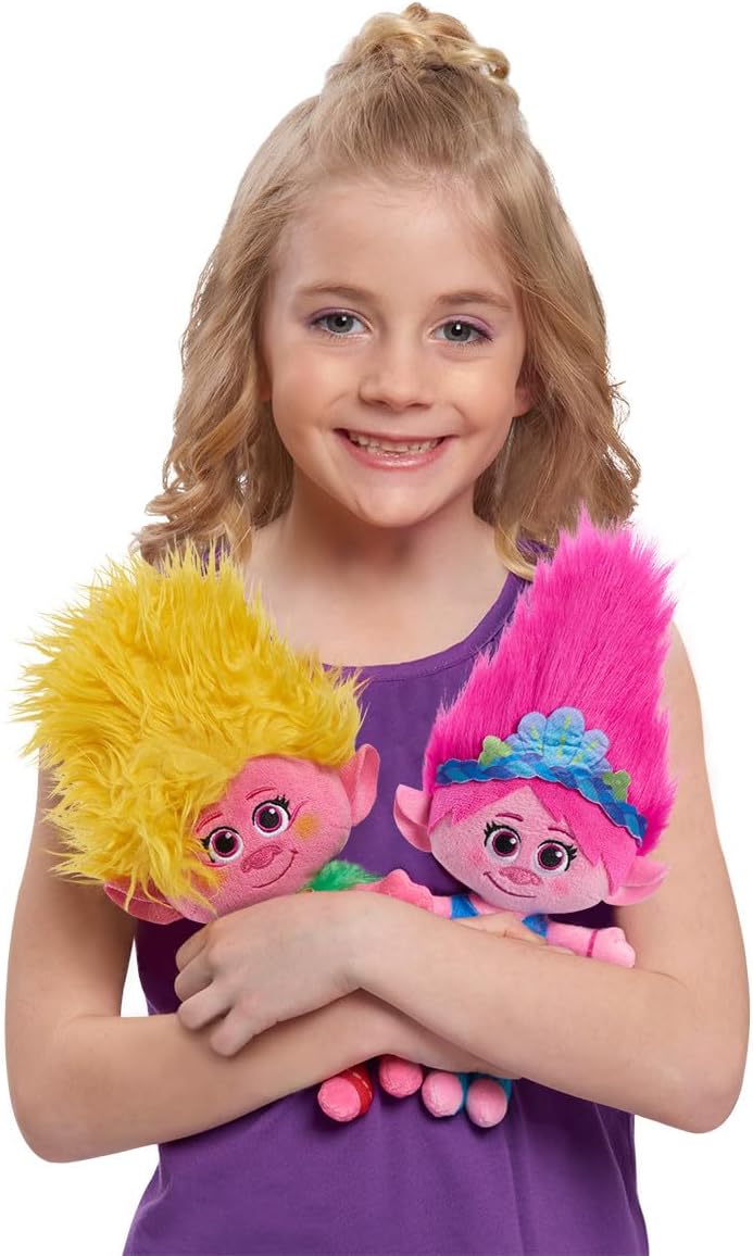 Trolls DreamWorks Trolls Band Together 8inch Small Plush Poppy and Viva 2Piece Set Stuffed Animals Kids Toys for Ages 3 Up by Just Play - Image 2