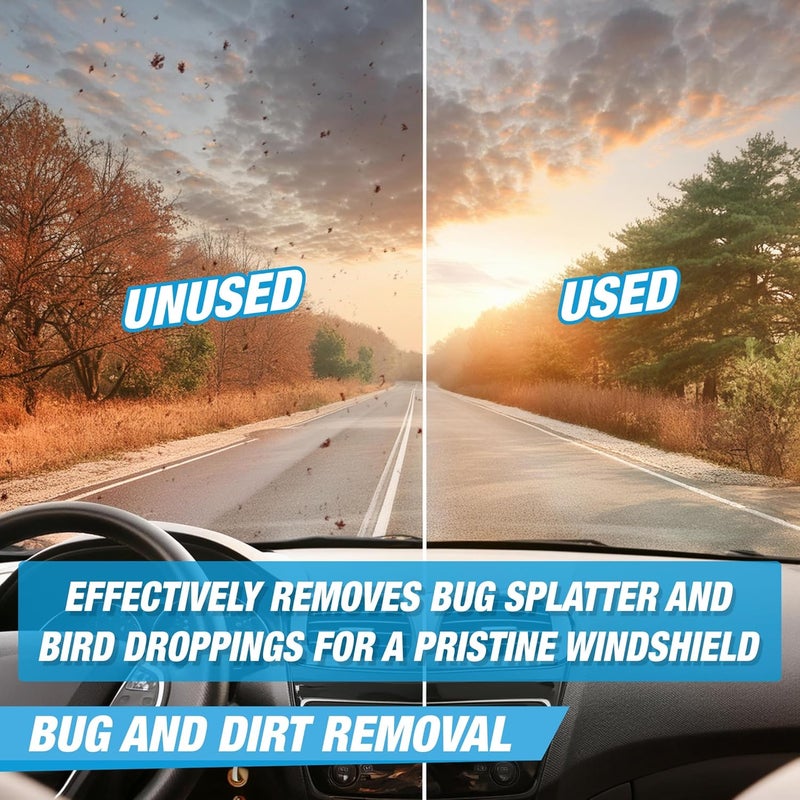 Wavex Windshield Washer Fluid for Car (5L) | Car Windshield Cleaner Concentrate | Lubricates Glass Cleaner Wiper, Prevents Scratches, Works well as a Glass Cleaner, Contains De-Icer Formulation - Image 5