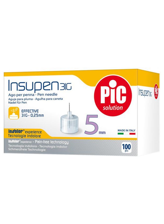 PIC Pic Insupen 31G*5Mm 100S Needl 