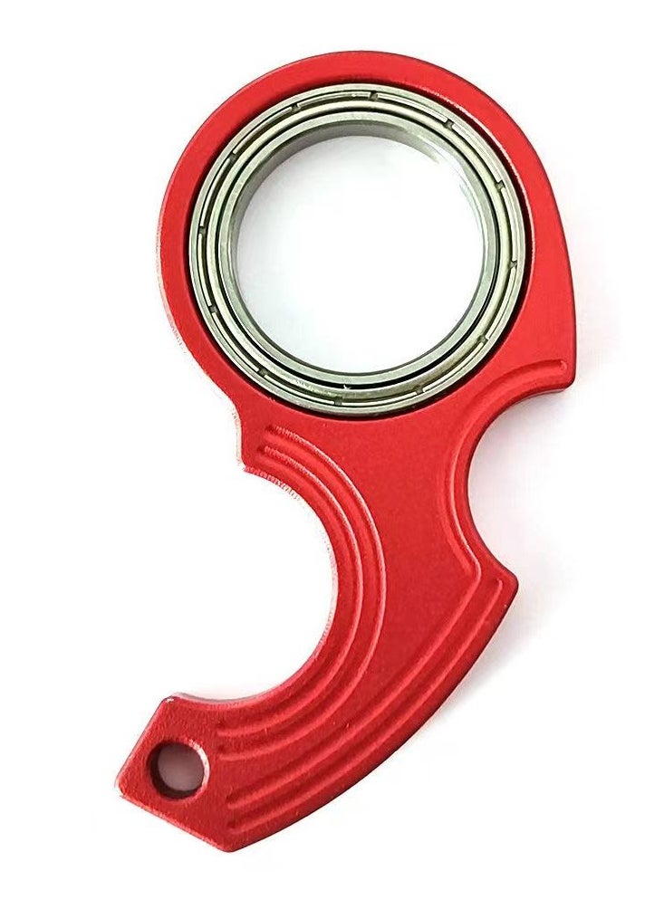 Keychain Spinner Multifunctional Portable Fidget Spinning Toy Newfangled Coping with Stress Rotating Key Ring Boutique Simple Key Accessories Gift for Finger Exercise