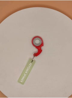 Generic Keychain Spinner Multifunctional Portable Fidget Spinning Toy Newfangled Coping with Stress Rotating Key Ring Boutique Simple Key Accessories Gift for Finger Exercise  - Image 2