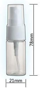 VASANA 12PCS 10ml Empty Small Spray Bottle Green Plastic Fine Mist Spray Bottle Sprayer for Travel Cleaning Water Essential Oils Perfumes and More - Image 3