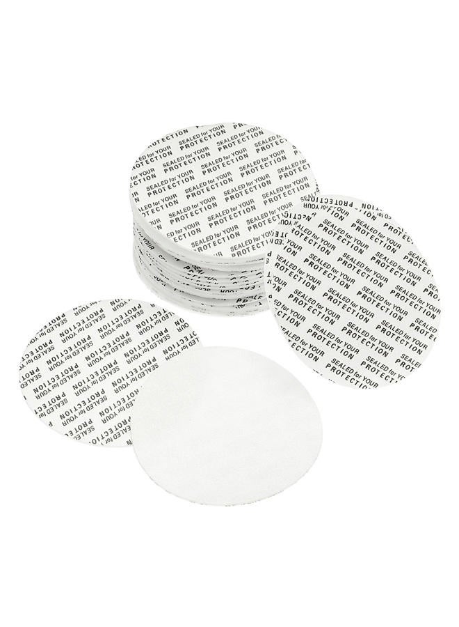 Patikil 51Mm/2.01" Foam Lid Liner, 200Pack Adhesive Ps Liner Pressure Sensitive Seal Cap Liners Resistant Tamper For Plastic Glass Jar Bottle Seals - Image 1