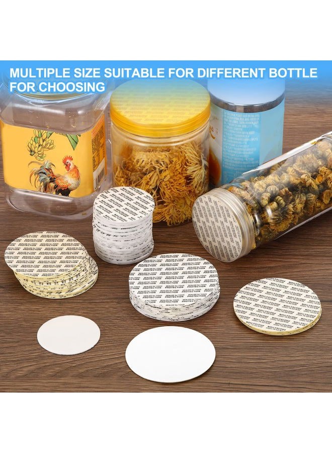Patikil 51Mm/2.01" Foam Lid Liner, 200Pack Adhesive Ps Liner Pressure Sensitive Seal Cap Liners Resistant Tamper For Plastic Glass Jar Bottle Seals - Image 5