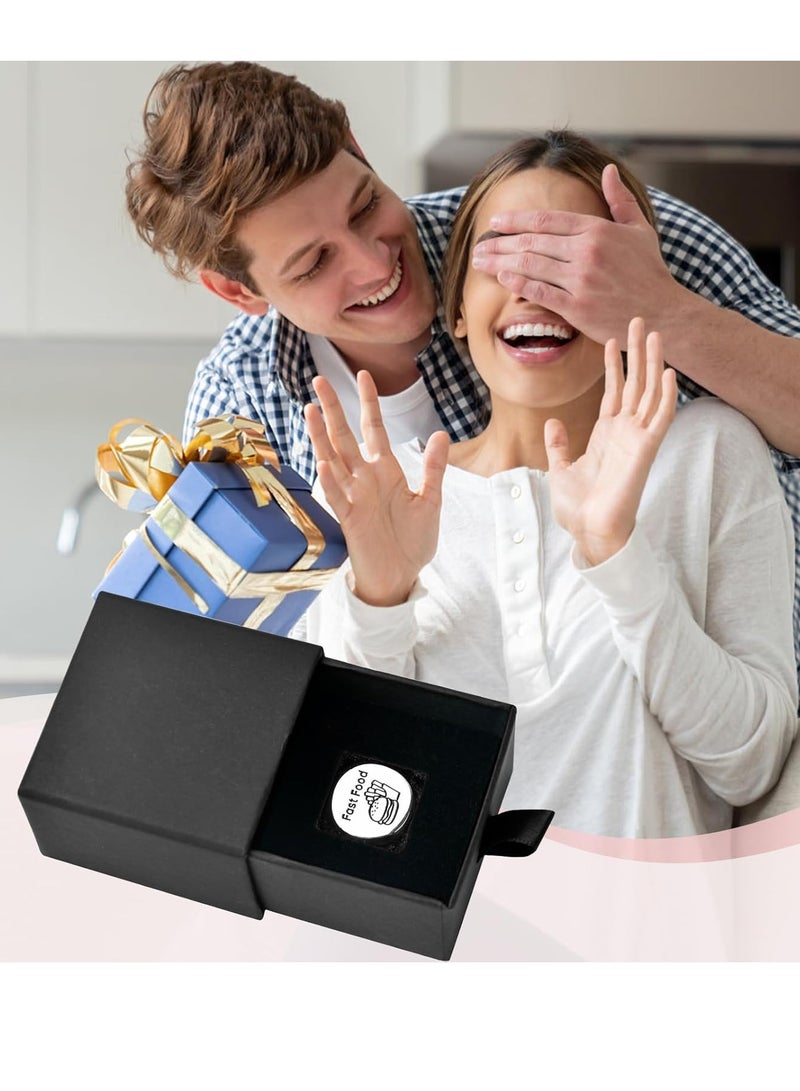 Bukela Gifts for Women Men,Anniversary Steel Food Decision Dice Gifts for Couples Girlfriend Boyfriend Wife Husband Funny White Elephant Gifts Valentines Day - Image 3