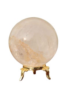 Excel Excel 65mm Rose Quartz Crystal Sphere Ball, 350g, Healing Crystal for Home, Office, Gifts  - Image 1
