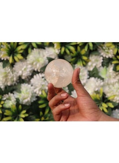 Excel Excel 65mm Rose Quartz Crystal Sphere Ball, 350g, Healing Crystal for Home, Office, Gifts  - Image 3