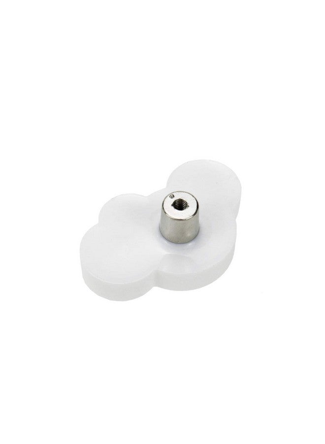 Mcredy Kids Door Knobs Cartoon Dresser Knobs Rubber White Cloud Cartoon Door Knob 2.09x1.22 (Lxw) Cute Cabinet Pulls for Kids' Room Cabinets, Doors, Dresser and Closets Pack of 8 - Image 4