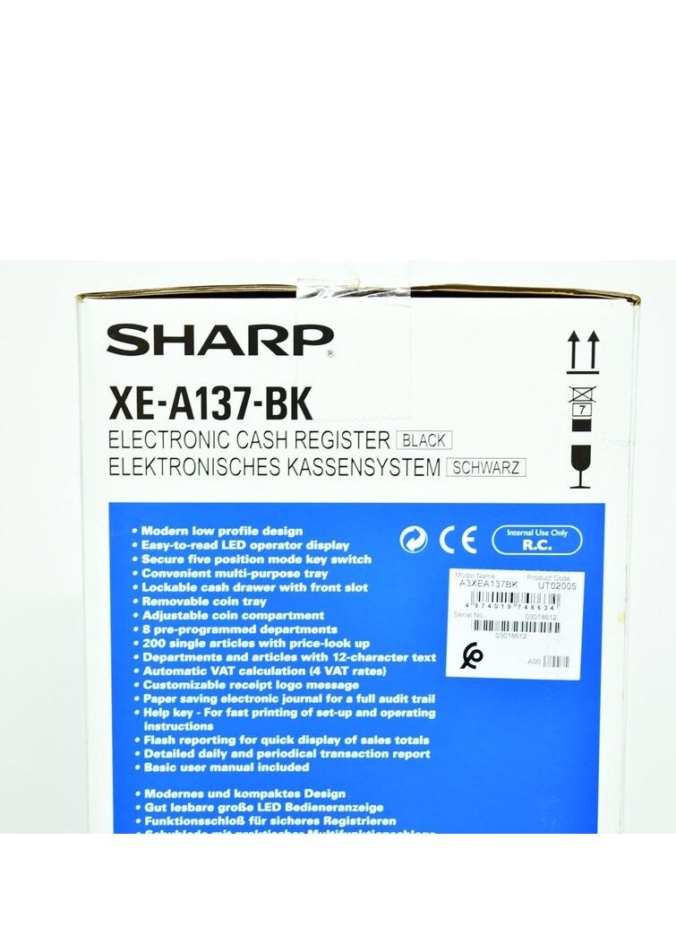 SHARP Sharp XE-A137 Electronic Cash Register  - Image 3