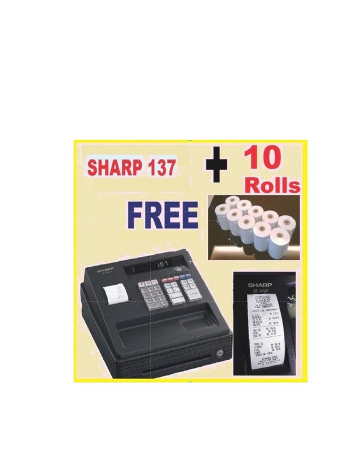 SHARP Sharp XE-A137 Electronic Cash Register  - Image 4