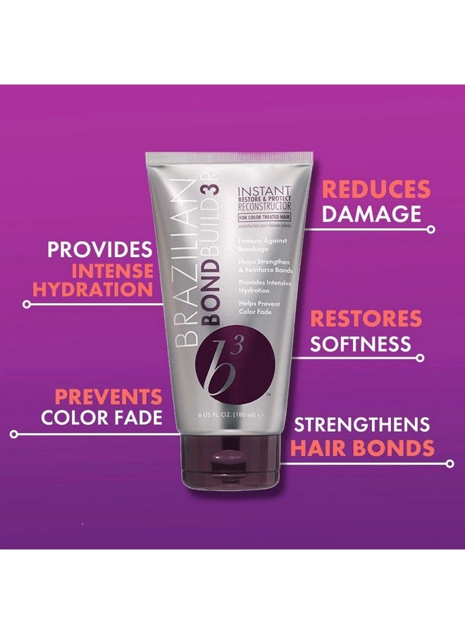 B3 BRAZILIAN BONDBUILDER Instant Restore & Protect Reconstructor 6 Fl Oz (Pack Of 1) - Image 2