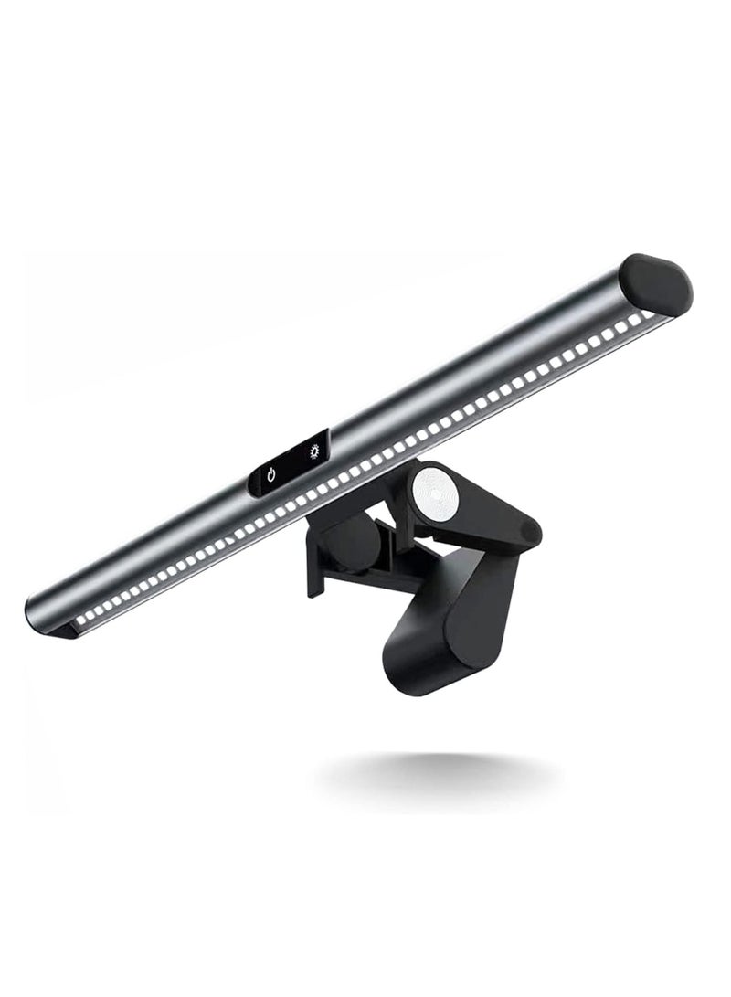 SOLARAE ضوء شاشة الكمبيوتر، شريط ضوء العناية بالعين، ضوء شاشة USB بدون وهج، تحكم باللمس مع 3 ألوان للضوء وسطوع قابل للتعديل، مناسب للمكتب/الألعاب/المنزل، الطلاب، العمال، حماية العينين - Image 1