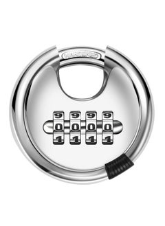 Generic Waterproof 4-Digit Digital Combination Padlock - Stainless Steel Outdoor Lock for Sheds, Storage Units, Garages, Fences, and Trailer Tongues. Secure Your Belongings with Ease!  - Image 1