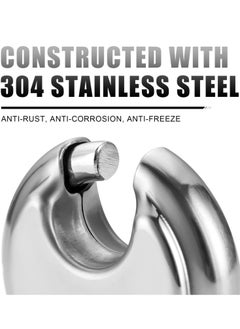 Generic Waterproof 4-Digit Digital Combination Padlock - Stainless Steel Outdoor Lock for Sheds, Storage Units, Garages, Fences, and Trailer Tongues. Secure Your Belongings with Ease!  - Image 3