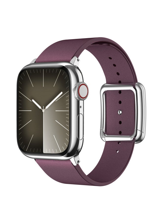 مناسبة لساعة Apple Watch9 لساعة Apple Watch9، مشبك شفط مغناطيسي حديث للرياح، حزام منسوج ناعم، مادة قابلة للتحلل - اللون: 42/44/45 مم بني فاتح
