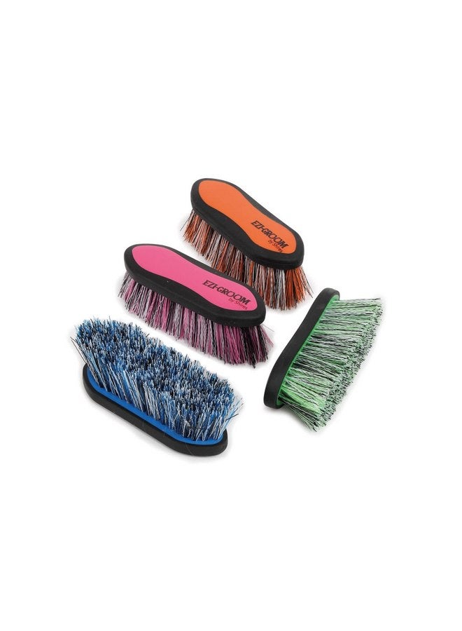 Shires EZI-GROOM GRIP DANDY BRUSH - LARGE (B.Pink) - Image 1