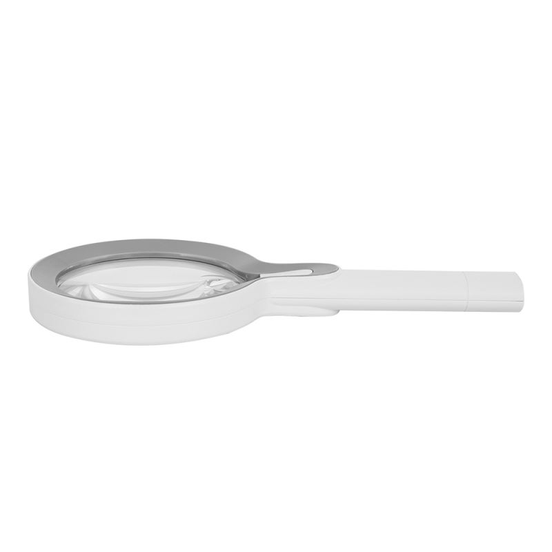 Magnifying Glass: 108mm Handheld 5X 10X Lenses - Scratch-Resistant Durable Acrylic Optical Lens, 29 LED Lights With 3 Adjustable Brightness Levels for Reading Small Prints, Inspection, Elderly and Chi - Image 5