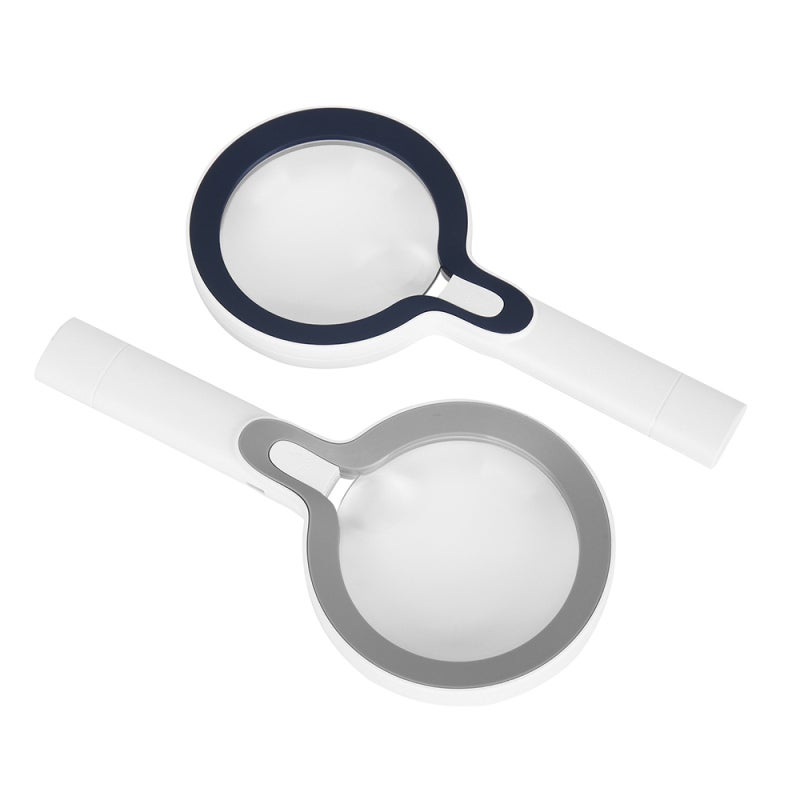 Magnifying Glass: 108mm Handheld 5X 10X Lenses - Scratch-Resistant Durable Acrylic Optical Lens, 29 LED Lights With 3 Adjustable Brightness Levels for Reading Small Prints, Inspection, Elderly and Chi - Image 3