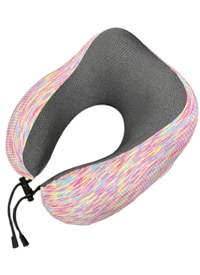 VIO Travel Pillow Memory Foam Neck Pillow U Shape Head Pillow With Comfortable Breathable Washable Cover Pillow for Car Airplane Bus Train Travel Home Use  - Image 1