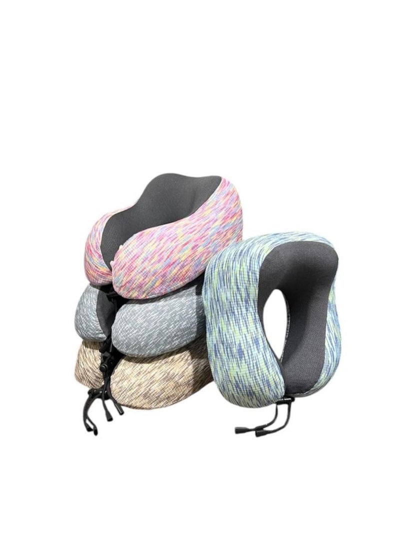 VIO Travel Pillow Memory Foam Neck Pillow U Shape Head Pillow With Comfortable Breathable Washable Cover Pillow for Car Airplane Bus Train Travel Home Use  - Image 2