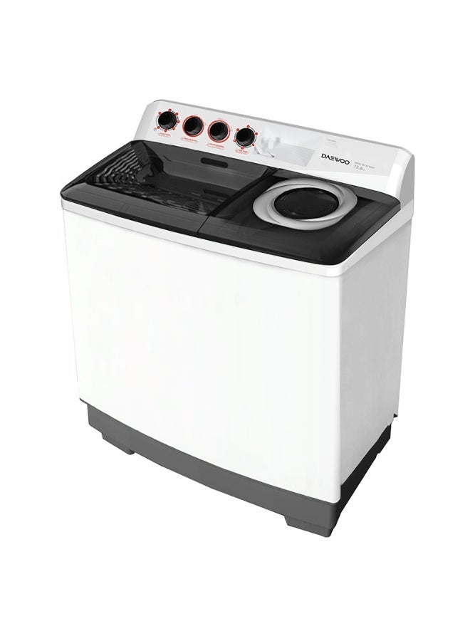 دايو غسالة دايو تحميل علوي - حوضين - 12 كجم - 3 برامج - أبيض - DW-W1272WH - Image 2