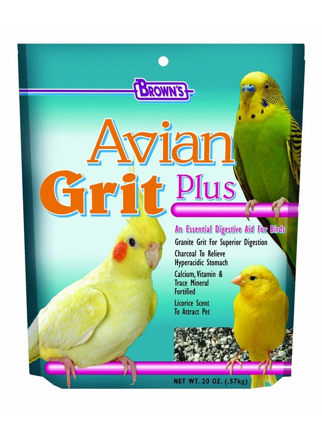 F.M. Brown`s Sons, Inc. Avian Grit Premium Bird Gravel 20 Oz
