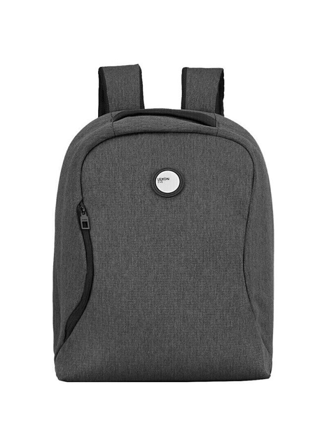 Lexon Laptop Backpack For Men, 14/15-inch Anti-theft Bag, Travel Business Trendy School Bag With Side Pocket, Gray - Image 4