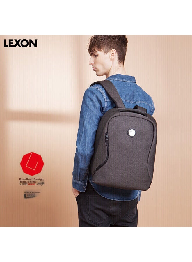 Lexon Laptop Backpack For Men, 14/15-inch Anti-theft Bag, Travel Business Trendy School Bag With Side Pocket, Gray - Image 3