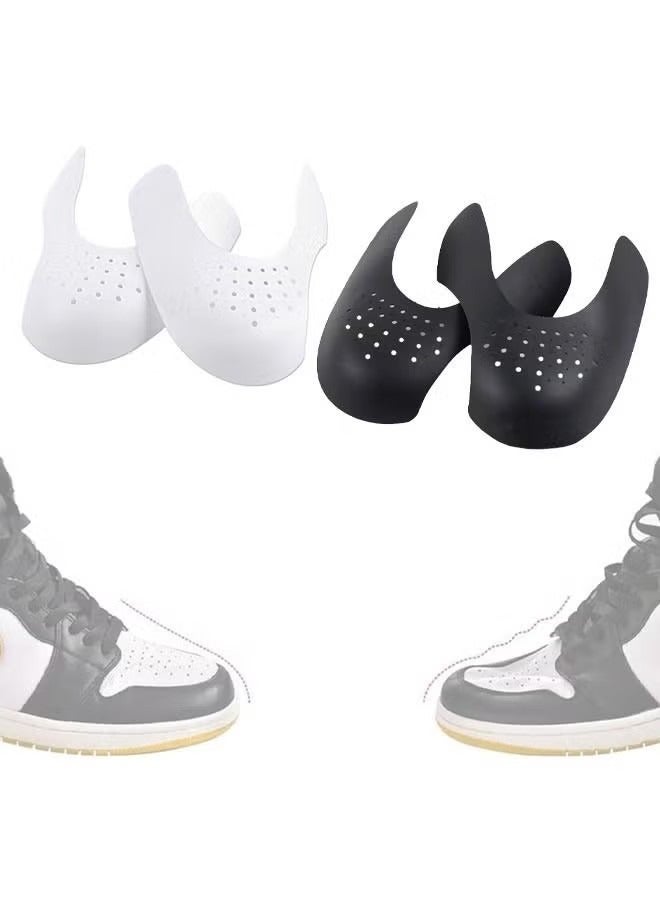 SYOSI 2 Pairs Shoe Crease Protector Toe Box Anti-Wrinkle Sport Shoe Inserts Sneaker Crease Guard Prevent Sneaker Shoes Crease Indentation for Men Women's 40-46 Shoe Crease Protectors Croppable Design  - Image 1