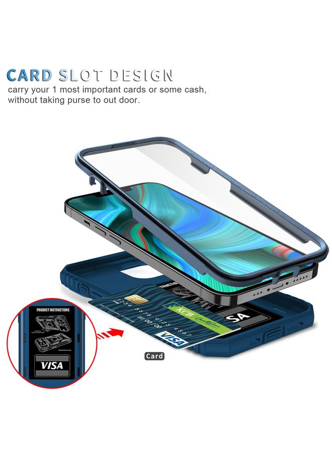 S-TOP Case For iPhone 13 Pro Sliding Camera Cover Design TPU + PC Protective Case with 360 Degree Rotating Holder & Card Slot - Image 5